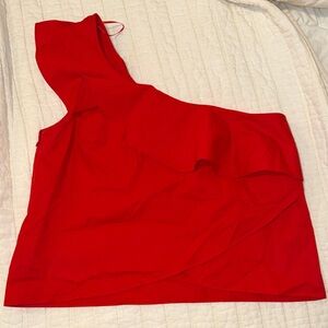 Zara one shoulder blouse